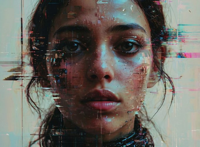 Surreal Cyberpunk Portrait