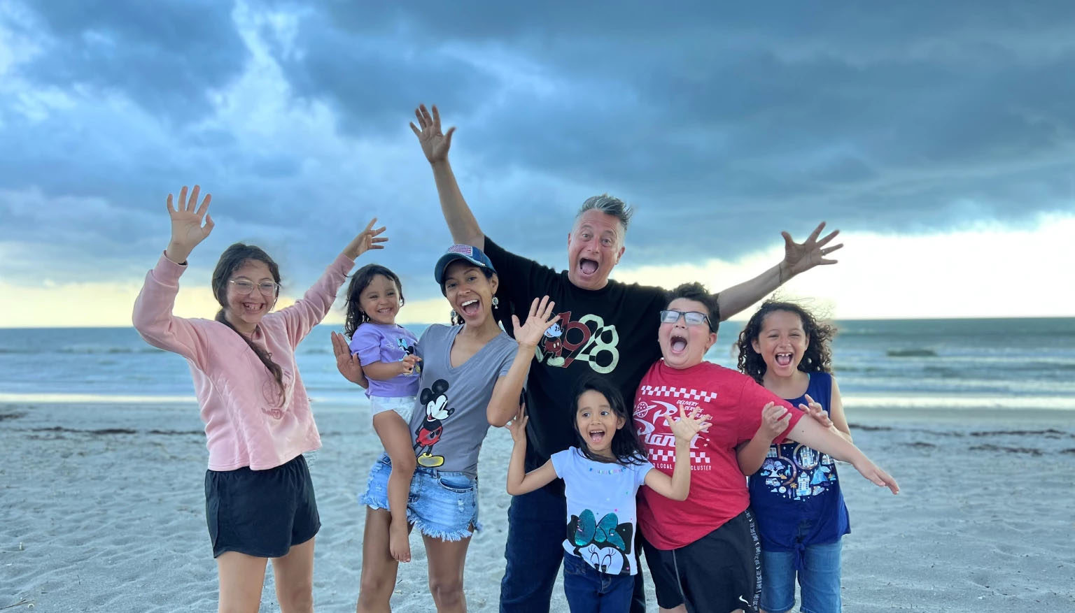 Adassa enjoying her family off the coast of Florida.